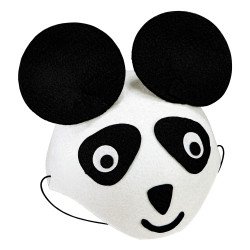 Čepička panda látková